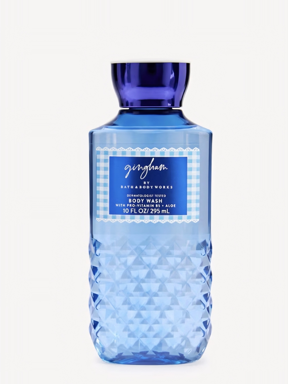 Bath & Body Works Gingham Blue Body Wash